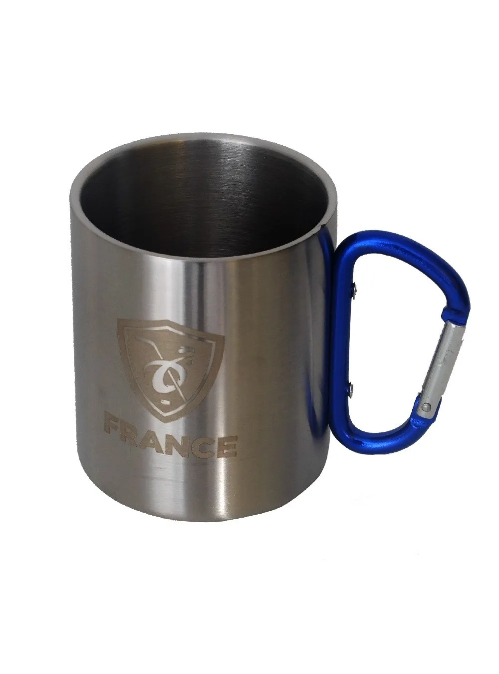 Mug mousqueton en inox - France Hockey