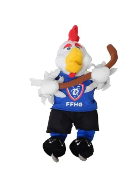 Peluche Mascotte Oscar France Hockey