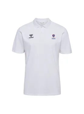Polo Manches Courtes HUMMEL BLANC