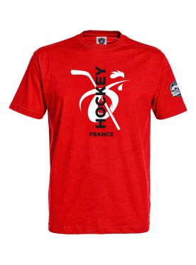 T-shirt ROUGE HOCKEY France