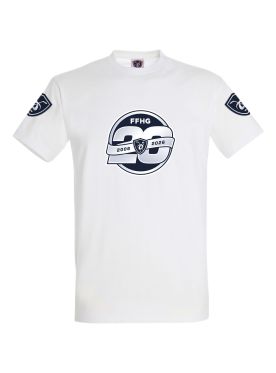 T-shirt BLANC FFHG 20 ans