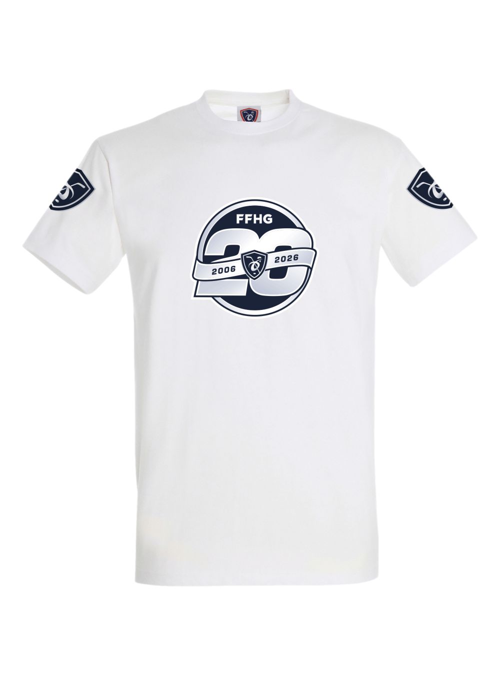 T-shirt BLANC FFHG 20 ans