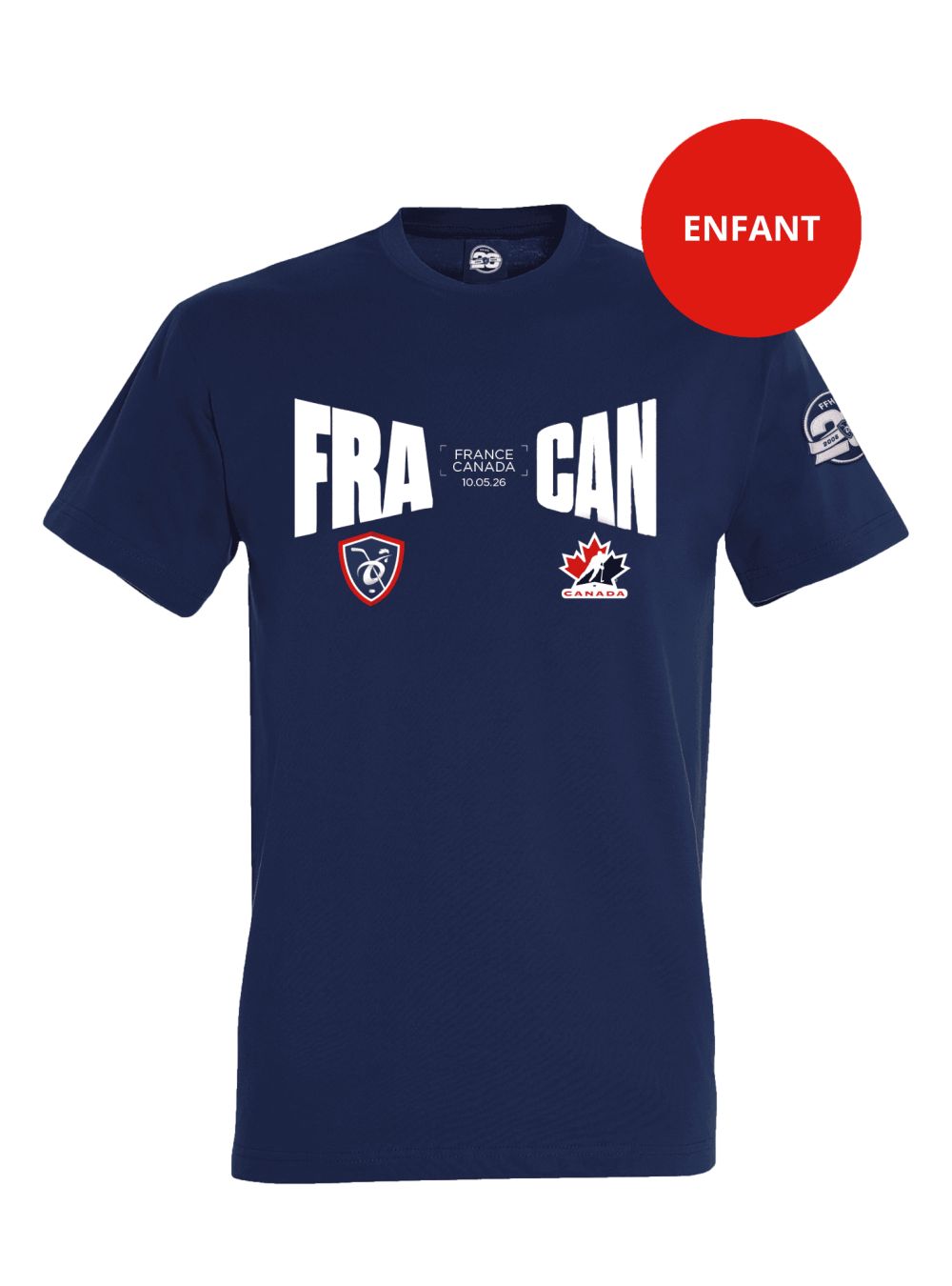 T-shirt Junior Hockey France-Canada – Souvenir Match
