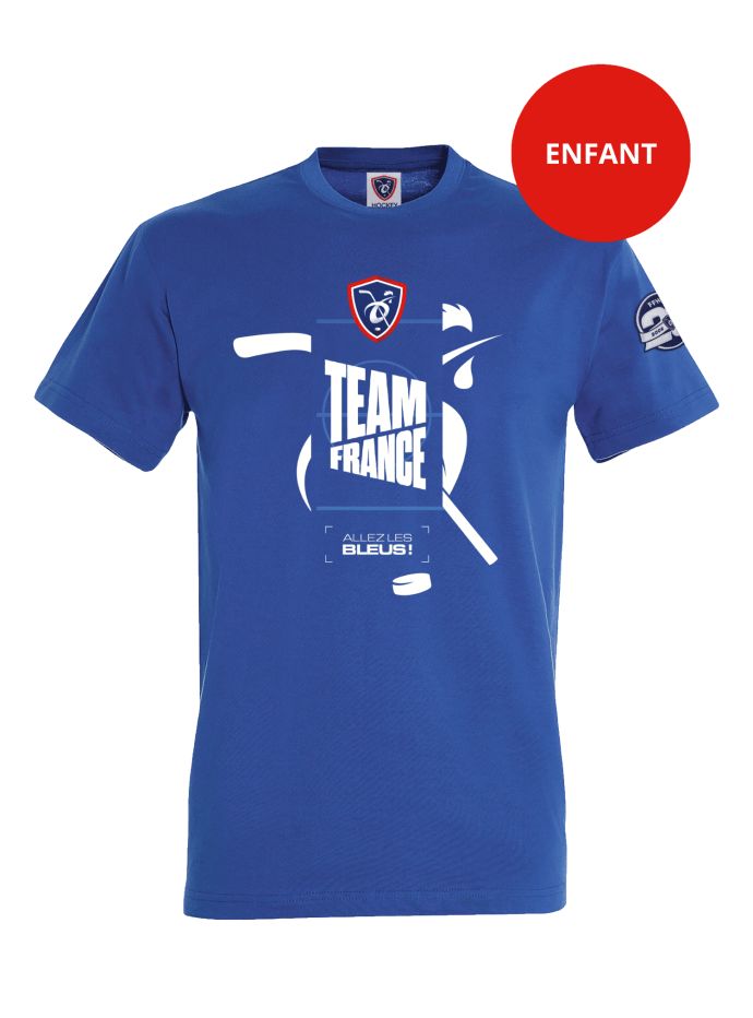 T-shirt BLEU TEAM France ENFANT
