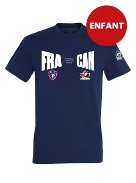 T-shirt Junior Hockey France-Canada – Match Officiel 10/05/26